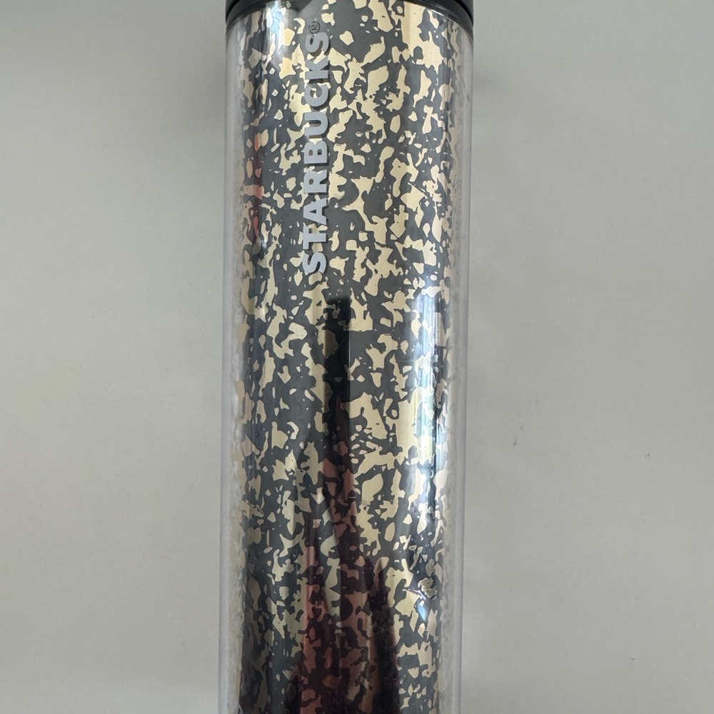 Starbucks Black and Gold Tumbler Ready to Go Gift New - Picture 2 of 7